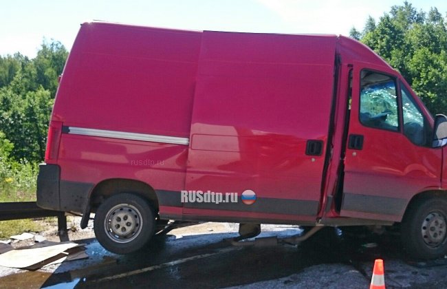 Женщина на «Renault» въехала во встречный фургон на трассе Москва-Касимов