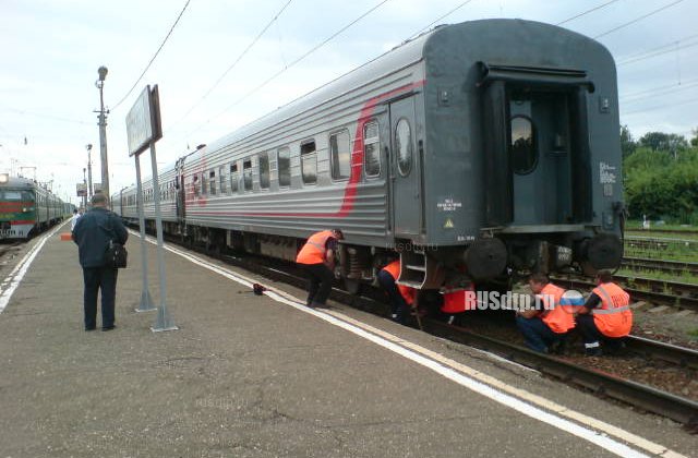 В Рязанской области столкнулись грузовик и поезд