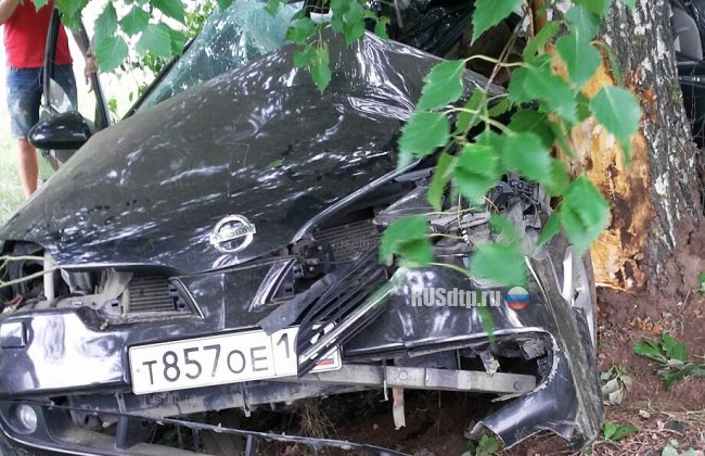 В Тольятти автомобиль врезался в дерево. Один человек погиб