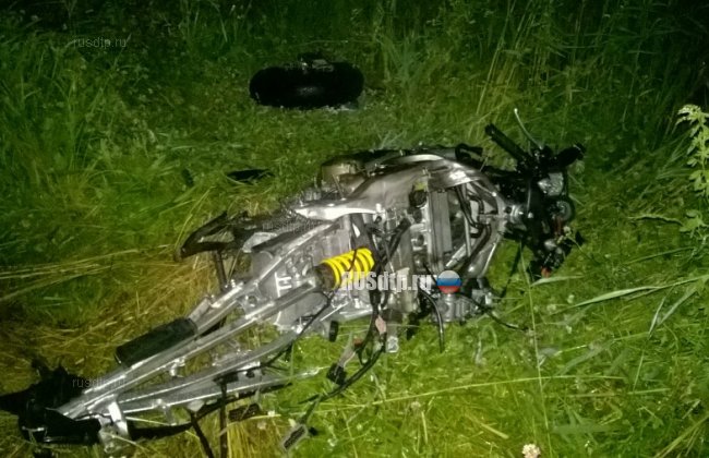На Мурманском шоссе разбился мотоциклист