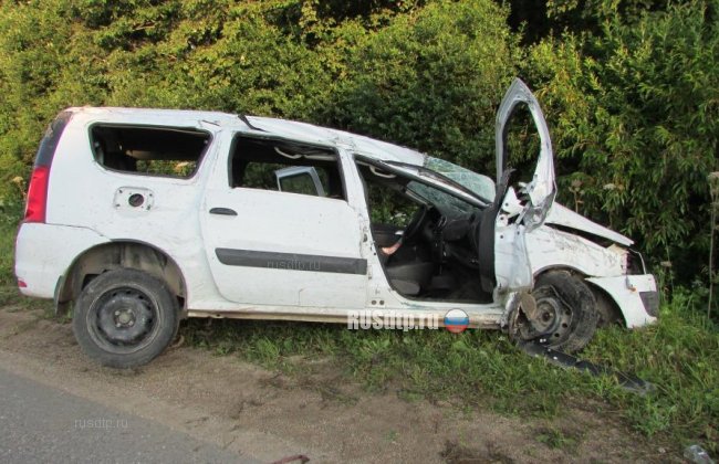 Водителя и пассажира выбросило из машины в результате ДТП на Вологодчине