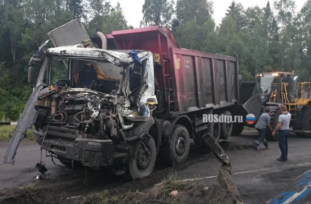 Авария с грузовиком в Кемеровской  области