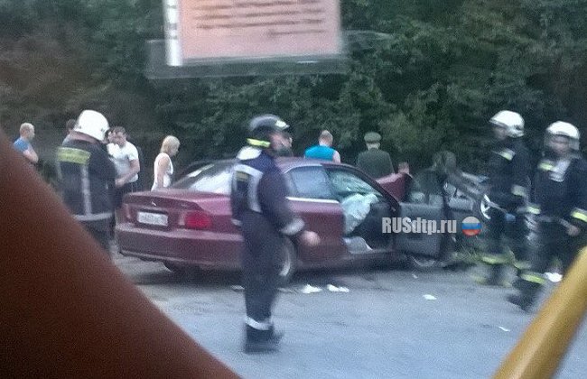 Видеорегистратор очевидца зафиксировал ДТП на Выборгском шоссе