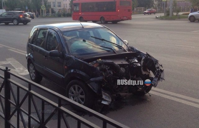 В Казани опрокинулся грузовик перевозивший военнослужащих МВД