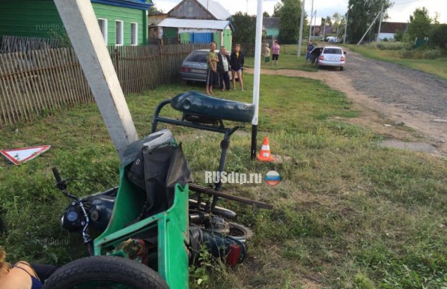 В Самарской области погиб мотоциклист
