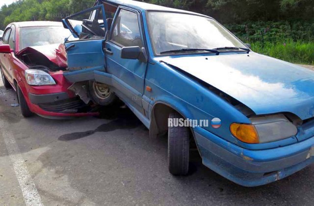 Опубликовано видео ДТП с участием 5 автомобилей на Суоярвском шоссе