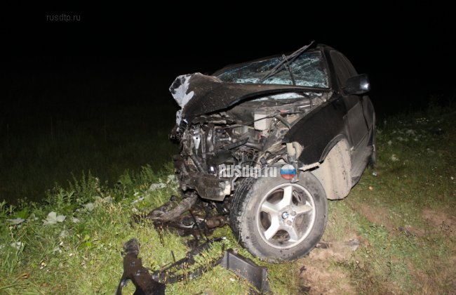 В Псковской области водитель Лады протаранил BMW. 3 человека погибли
