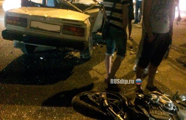В результате ДТП на Анапском шоссе погибли байкер и водитель ВАЗа