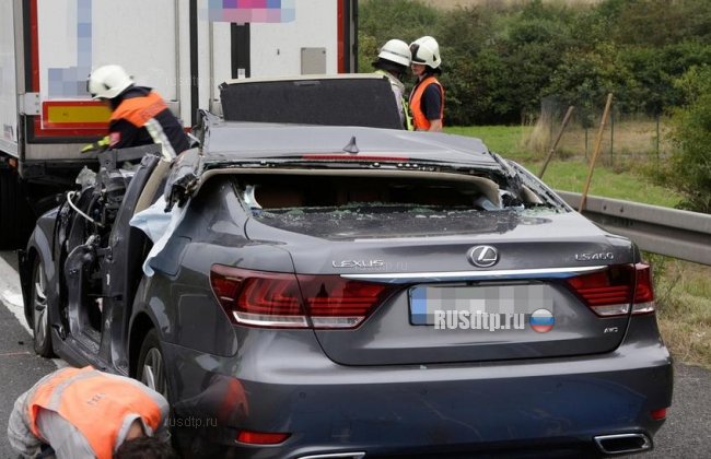 На шоссе А9 в Германии погиб водитель Лексуса