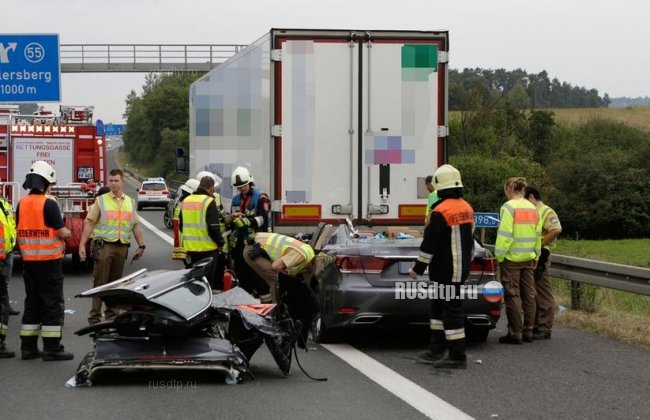 На шоссе А9 в Германии погиб водитель Лексуса