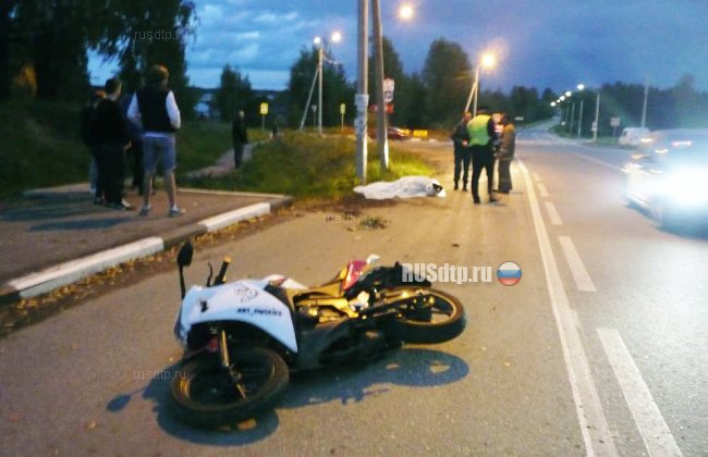 19-летний байкер разбился в Ярославской области