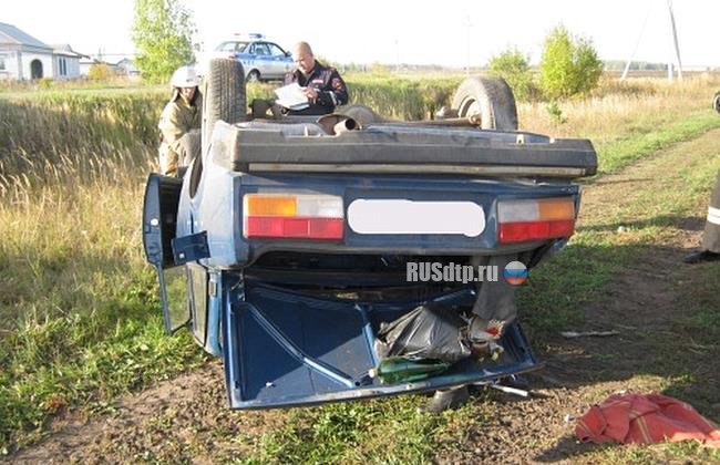 Пьяный студент погиб при опрокидывании автомобиля в Нижегородской области
