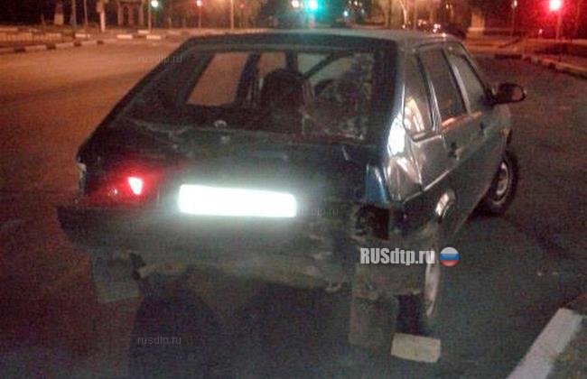 В Белгороде 19-летняя девушка, уходя от погони полиции, врезалась в АЗС