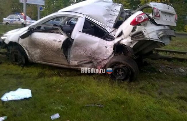 В Ульяновске погиб молодой водитель, врезавшись в столб