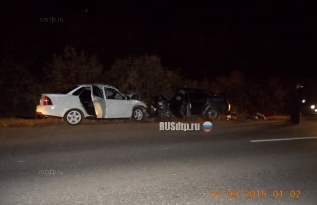 4 человека погибли в результате столкновения двух \&#187;Приор\&#187; в Самарской области