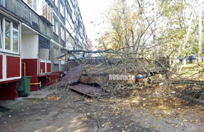 Грузовик врезался в пятиэтажку в подмосковном городе Щелково