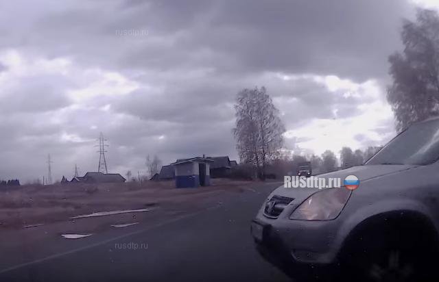 Женщина устроила ДТП на трассе в Костромской области