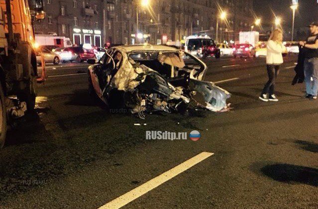Массовое ДТП произошло на Кутузовском проспекте. Виновник задержан