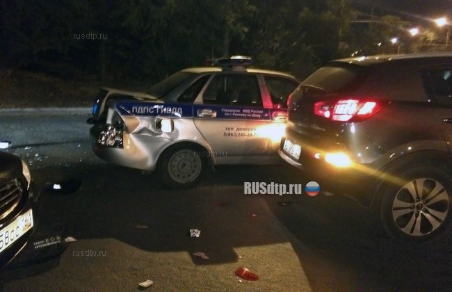 В Ростове-на-Дону пьяный водитель сбил трех инспекторов