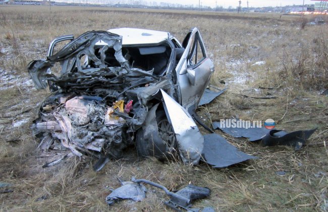 5 человек погибли в лобовом столкновении автомобилей в Хакасии