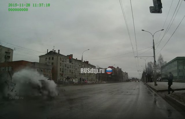 Крупная авария в Рыбинске