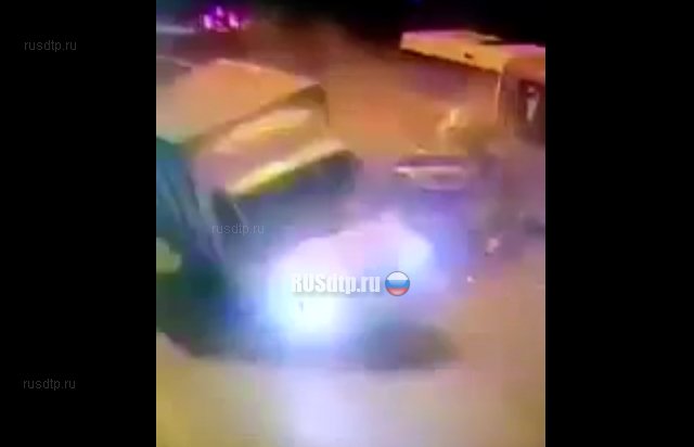 Появилась видеозапись с моментом смертельного ДТП в Ростове