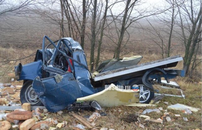 Водитель пикапа погиб на трассе в Ставропольском крае