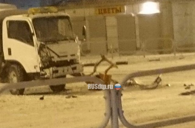 Ночная авария в Южно-Сахалинске