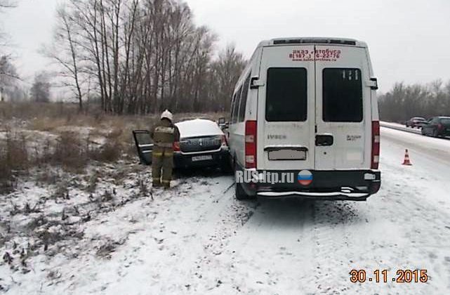 В Тульской области в ДТП попал пассажирский микроавтобус. Двое погибли