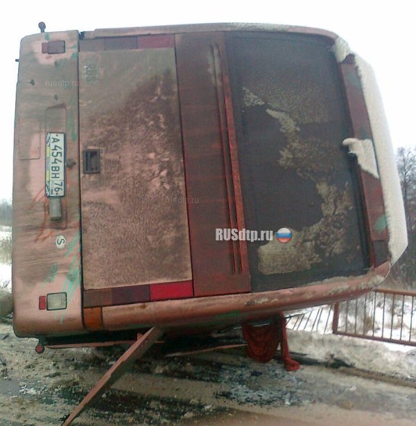 В Ивановской области перевернулся автобус с 35-ю пассажирами