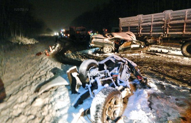 Водитель «Волги» и две его пассажирки погибли под встречным КАМАЗом