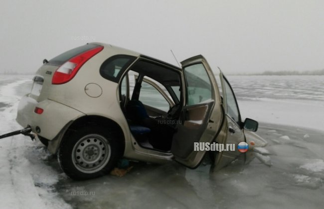 В Оренбургской области под лед провалилась Калина