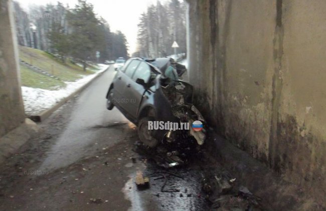 Водитель «Форда» погиб при столкновении с опорой моста в Домодедовском районе