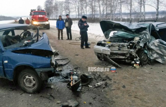 Оба водителя погибли при столкновении автомобилей в Башкирии