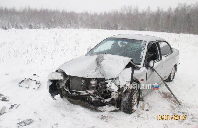 Непристегнутый водитель «Калины» погиб в ДТП на ВОлогодчине