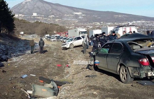 Оба водителя погибли в лобовом столкновении «Ниссанов» на Ставрополье