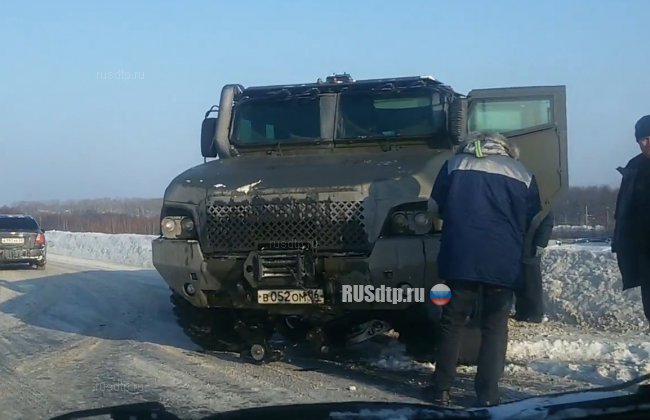 Массовое ДТП с участием броневика произошло под Нижним Новгородом
