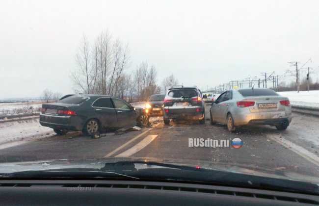 Видеорегистратор зафиксировал момент ДТП на трассе Барнаул – Новоалтайск