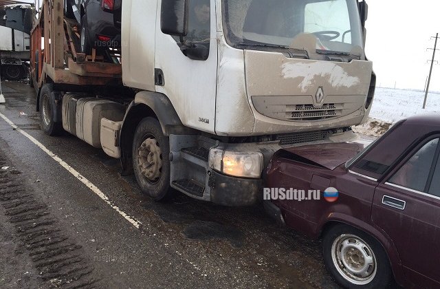 3 легковушки и 5 грузовиков столкнулись на трассе М5 «Урал». Погиб человек