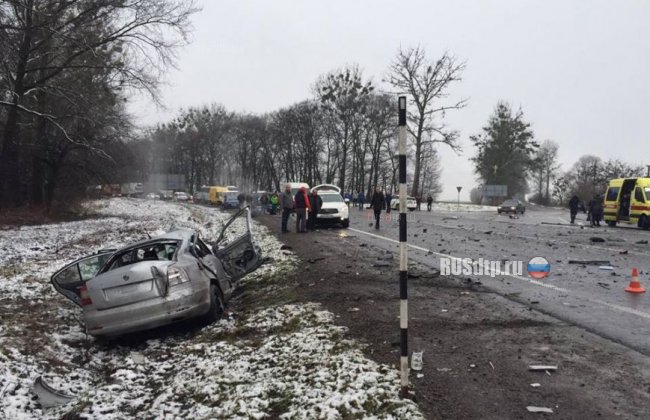 Два человека погибли и десять пострадали в ДТП на трассе Киев-Чоп