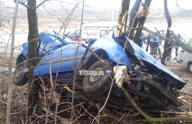 Два человека погибли в перевернувшемся «Mitsubishi» на трассе Тросна &#8212; Калиновка