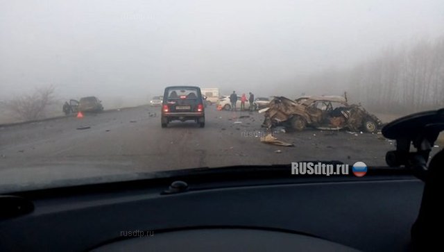 Два человека погибли в массовом ДТП в Воронежской области