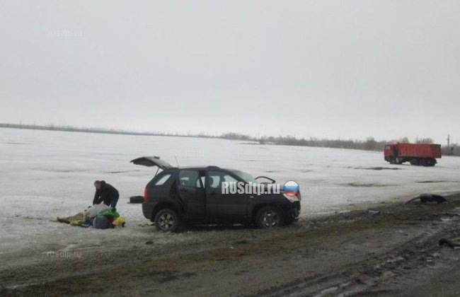 Водитель самосвала протаранил KIA на трассе Москва-Астрахань. Погибла женщина