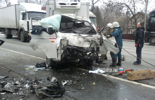 Житель Москвы погиб при столкновении двух грузовиков в Петушинском районе