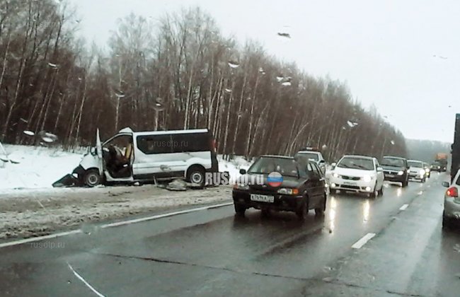 Три человека погибли в ДТП с участием фуры и микроавтобуса в Нижегородской области