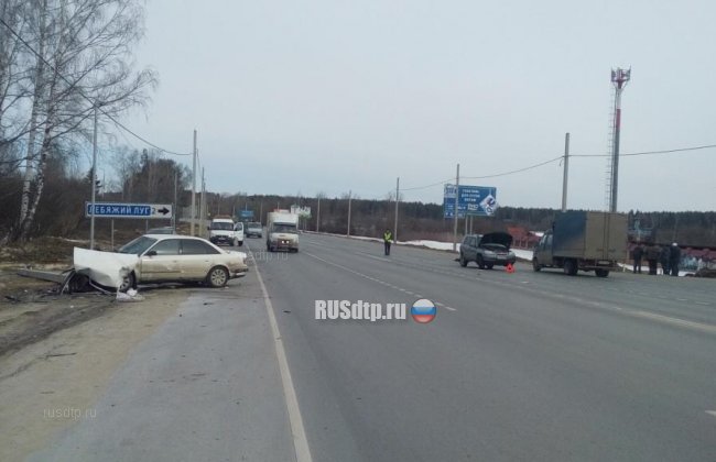 Момент ДТП на трассе М7 \&#187;Волга\&#187; в Ивановской области зафиксировал видеорегистратор