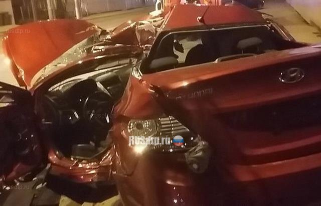 17-летний подросток за рулем «Hyundai» погиб в ДТП в Краснодаре