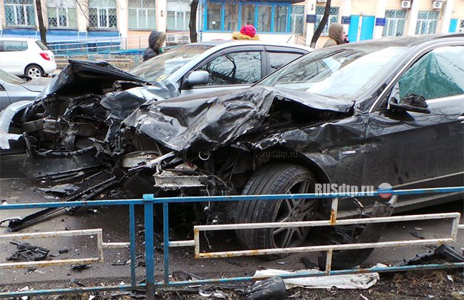 6 автомобилей столкнулись на юго-западе Москвы