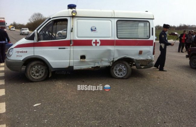 Один человек погиб и четверо пострадали в ДТП со скорой на Ставрополье