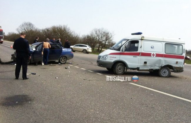 Один человек погиб и четверо пострадали в ДТП со скорой на Ставрополье